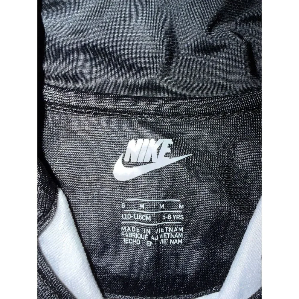 Nike Boys' Graphic Print Full-Zip Hoodie Jacket SZ 6 (M)